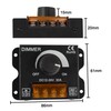 MEIRIYFA LED Light Strip Dimmer,DC 12V-24V 30A LED Light Strip