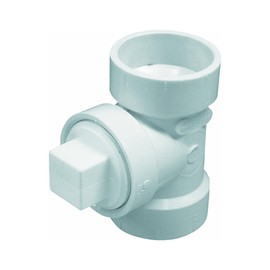 Genova Products 71315 Test Tee Pipe Fitting with Plug, 1 1/2"