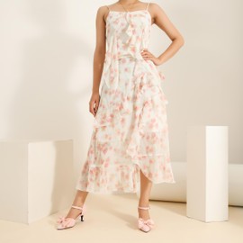 MAIERNISI JESSI Women's Bow Heels Closed Toe Kitten Heel Ankle Strap Dressy Wedding Pumps Pink 45 - US 11