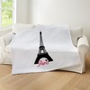 CafePress J'Adore La France Throw Blanket Super Soft Fleece Plush