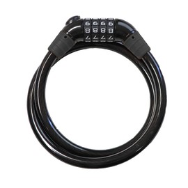 MOTO BASE Anti-theft Goods Motolock Series LED Dial Wire Lock (Smoke/Black) φ0.5 inches (12 mm) x 27.6 inches (70 cm) (MBLC-DYL-01-CSBK70)