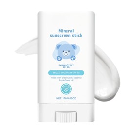 Kids Sun Cream SPF 50-Baby Sunscreen Waterproof & Mineral After Sun Lotion-Gentle for Sensitive Skin with Coconut Oil-UVA/UVB Protection,Non-Greasy & Moisturising-Travel Size for Holiday Essential