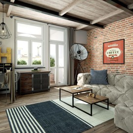 Industrial Extra Long Curtain Rods for Windows 240 Inches, Adjustable 1 Inch Blackout Wrap Around Drapery Rod Heavy Duty Black Curtain Rod Outdoor/Indoor Room Divider Rod, 3 Extra Brackets