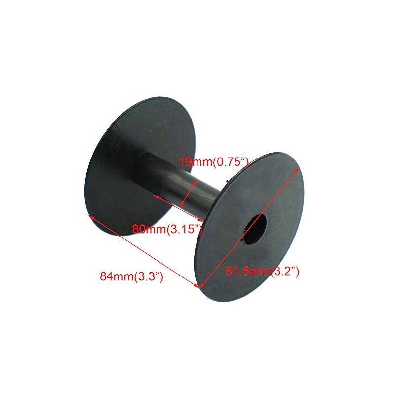 Bluemoona 10 PCS - Empty Plastic Wire Spools Bobbins ROUND