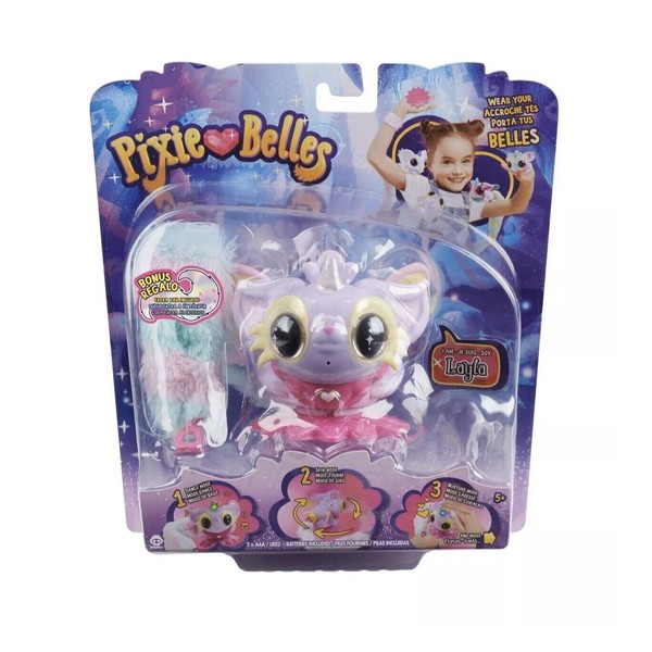 WowWee Pixie Belles - Layla (Purple) - Interactive Enchanted Animal