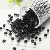 400Pcs Black Large Alphabet Letter Beads for Chunky Jewelry Crafts