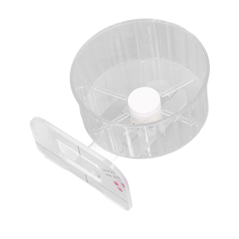 Silent Hamster Wheel with Stand Prevent Slip Clear Acrylic Hamster