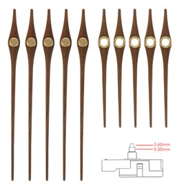 SEWACC 5 Sets Clock Hands Wooden DIY Clock Movement Mechanism Clock Kit Clock Needle Clock Pointer