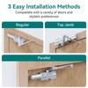 POWAWINI Automatic Door Closer, Adjustable Self Closing, Backcheck, Delayed, ADA