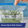Hefty Slider Freezer Kitchen Storage Bags, Gallon Size, 25 Count