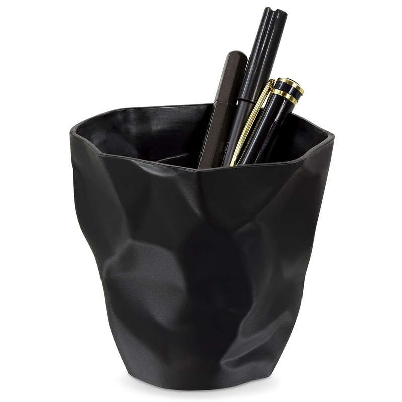 Essey Black Desktop Pen Pot ES05219