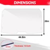 StarknightMT Scratch-Resistant Talon 1000 Windshield - Talon Full Windshield for