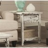 Alaterre Rustic Cottage End Table with 1 Drawer and 1
