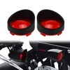 HDBUBALUS ABS Visor Style Turn Signal Lens Indicator Light Bezels