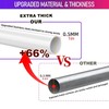 6FT Flag Pole for Outside House with Steel Bearing Rings,