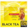 Black Tea Bags, Individually Wrapped, Perfect for Hot or Iced