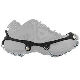 Yaktrax Chains Heavy Duty Traction Hiking Cleats, Durable TIG Welded Links, Provides Traction In Ice & Snow, Black, Medium, EU Shoe Size: 41-43