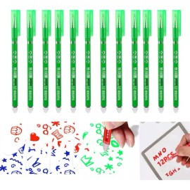 Set 12 Pz Plumas Borrables Surtidas Boligrafo Lapicero Borra                                                                                          