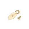 sourcing map Frame Turn Button, 7/8" Metal Flat with Screws