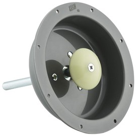 Kason 486 Wide Recessed Inside Release Handle, 1-1/4" Plunger Push Rod for 6" Thick Door of Walk-in Coolers and Freezers