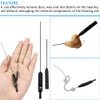 8Pcs Hearing Amplifier Cleaning Brushes,Hearing Aid Brushes Wire for Cleaning,