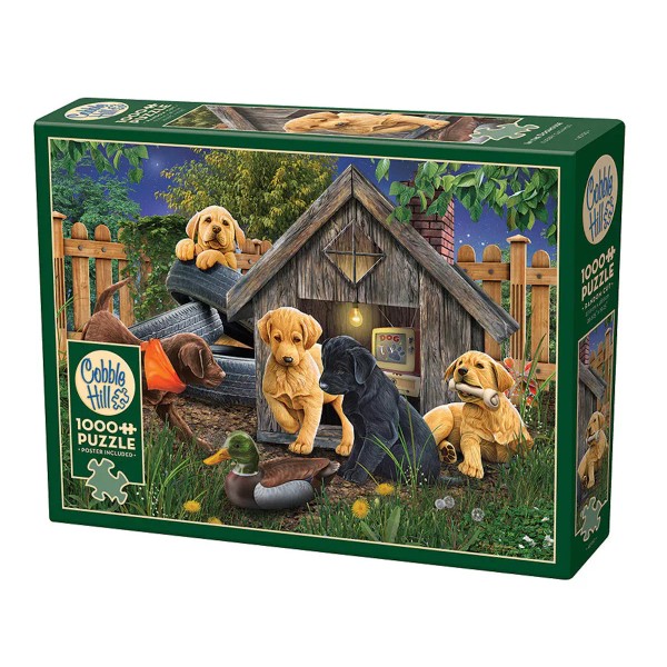 cobble hill Rompecabezas Juego De Cachorros 1000 Pz Cobble Hill