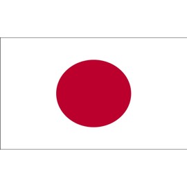 Robelli Multi Nation World Country 5 x 3 ft Flags - Variety of Countries to Choose (Japan)