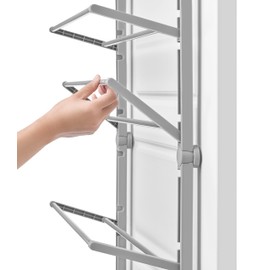Whitmor 24 Pair Door Shoe Organizer, Sturdy Closet Storage Rack Hangs on Closets for Shoes