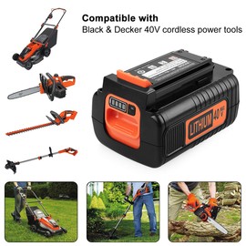 energup 40V LBX2040 3.5A Compatible with Black & Decker 40V MAX Lithium Battery, LBXR36 LBX1540 LBXR2036 LST540 LCS1240 LST136W LSWV36 for All 40Volt Black and Decker Battery Power Tools