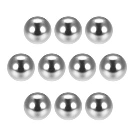 TOP-VIGOR 10Pcs 12mm Ball Bearings, Solid Chrome Steel G25 Precision Balls for Industrial Accessories, Bicycle Wheel, Skateboard Bearings
