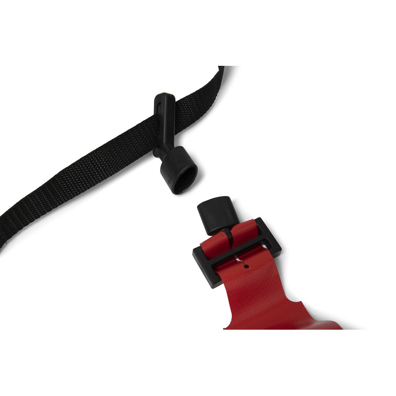 CHAMPRO Quick-Down Pop Football Flag Belt - Each, Scarlet (A108SC)