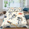 Tabeskly Kids Boy Astronaut Space Rocket Soft Zipper Bed Bedding