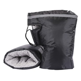 Universal Motorcycle Handlebar Gloves - Muffs ATV/Snowmobile/Scooter Handle Grip Gauntlets Winter Warmer Thermal Cover Gloves Wind and Waterproof Hands Warmer Mitts for Cold Weather