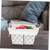 Ciieeo Large Volume Iron Wire Fruit Basket Liner Easy to