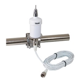 Tram VHF Marine Antenna with Heavy Duty Stainless Steel L Bracket Covers All Marine-Band Frequencies, 6 dB Gain, 38" Tall 15 ft. Low-Loss RG58A/U Coax Cable with PL-259 Connector