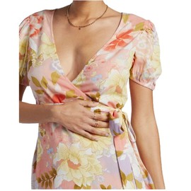 Billabong Women's Hot Tropics Mini Dress, Sweet Peach
