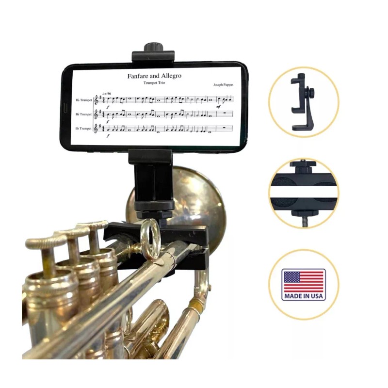 Gripophone Trumpet Smartphone/ Cellphone Holder