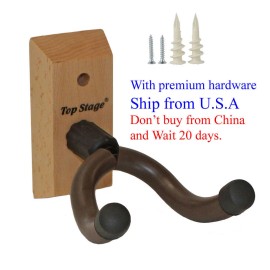 Display Gifts Inc. 3-PACK GUITAR HANGER HOOK HOLDER WALL MOUNT DISPLAY STAND, fit Most Guitars