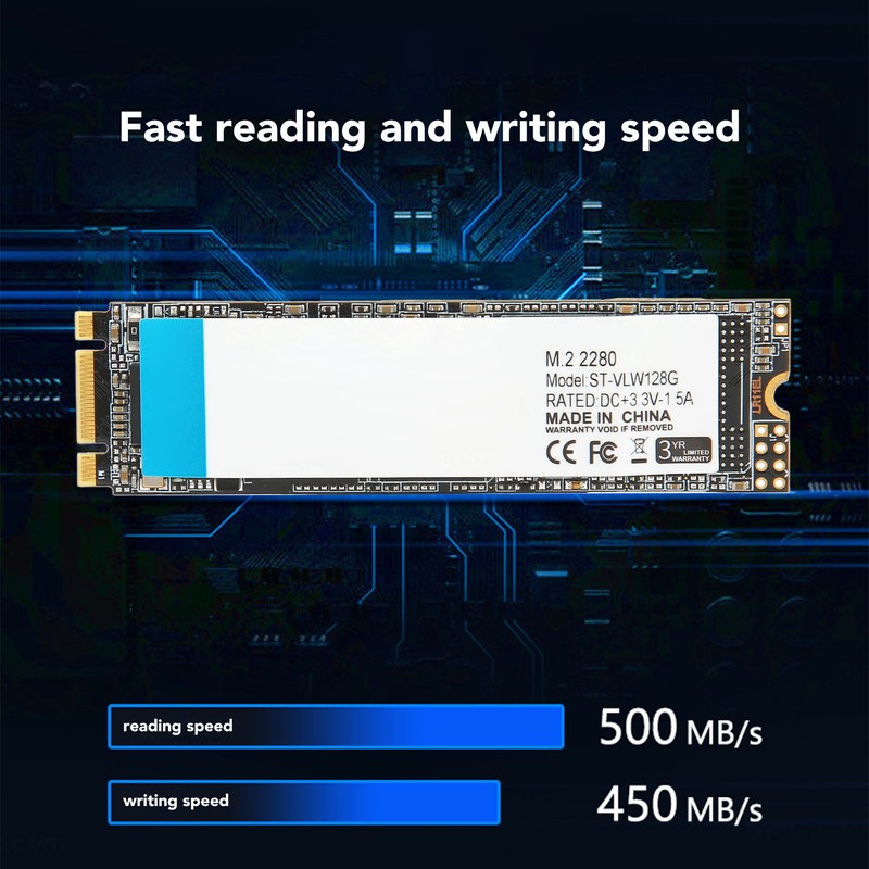 Internal Gaming SSD M.2 2280 SATA III 6Gb/s 3D TLC