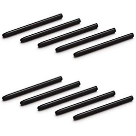 Replacement Pen Standard Black Tip Stylus Compatible Wacom Bamboo Intuos Cintiq (10)