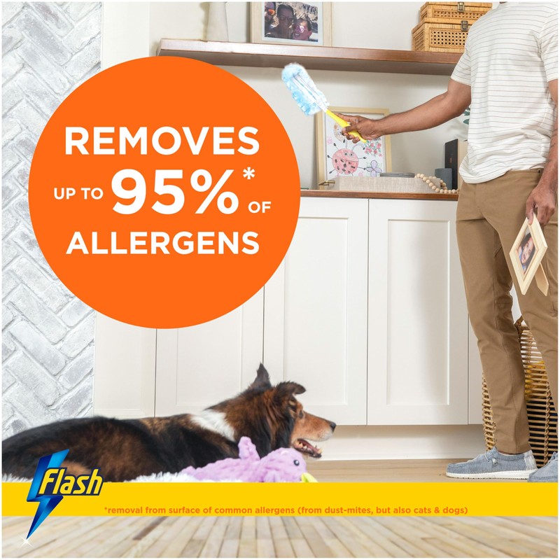 Flash Duster Dust Magnet Refills, Fluffy Dusters Refills, 54 Scented