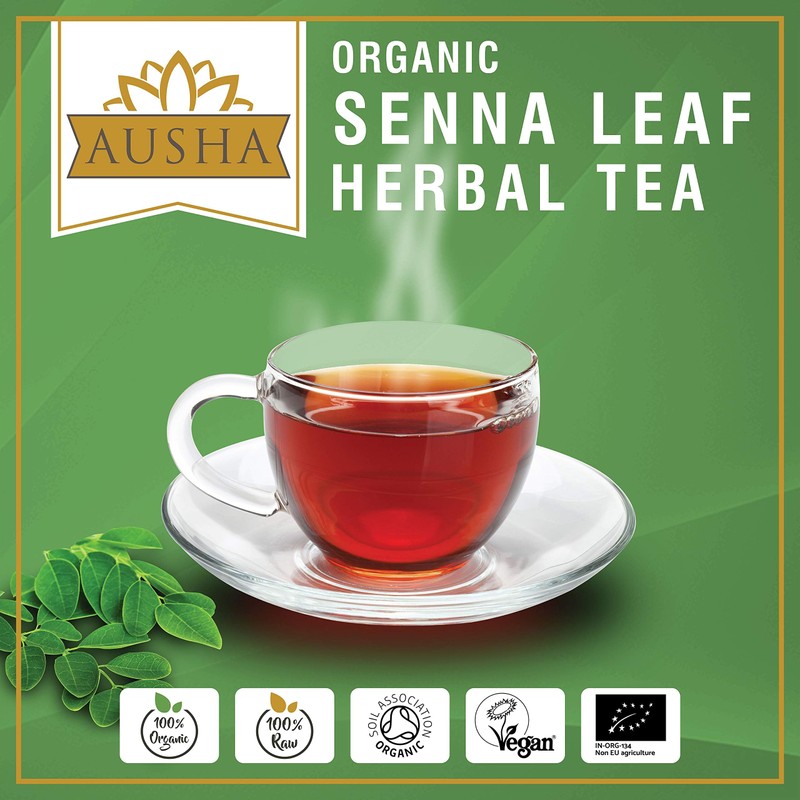 Ausha Senna Tea - 20 Bags | Laxative for Constipation
