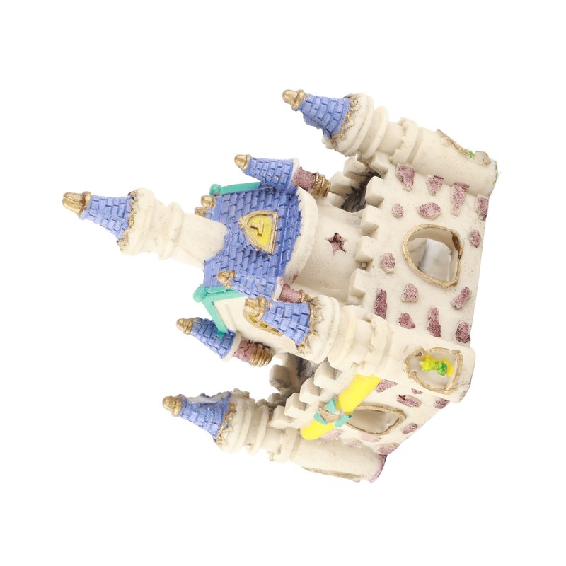 Aquarium Resin Castle Decoration High Simulation Fish Tank Roman Castle