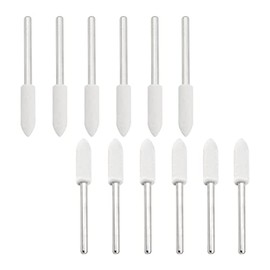 Utoolmart 4mm Wool Felt Mounted Points Conical Polishing Bits Burrs Buffing Wheels Grinding Head with 1/8" Shank 12 Pcs