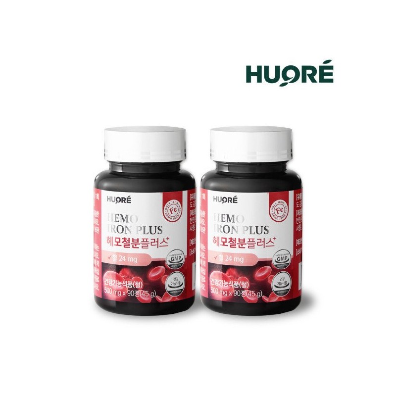 철분 헤모철분플러스 1개(90정 3개월분) Iron Hemoglobin Plus 1 Pack (90