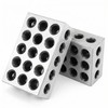 QWORK 2 Pieces Parallel Blocks Metric 1-2-3 Blocks, 23 Holes