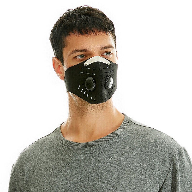 Dust Haze Prevention Activated Carbon Filter Layer Masks Washable Reusable