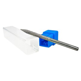 KEX Single 1/8 inch (3 mm) Double Fluted Carbide Cutter Tool Used for Tire Injury Repair