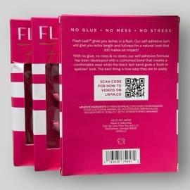 Flirt LWYA by Kim Gravel Flash Lash Self-Adhesive Lash Trio 003 FLIRT 3 PACKS
