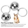 01 Pet Round Bells, Corrosion Resistant Chrome Plated Pets Copper